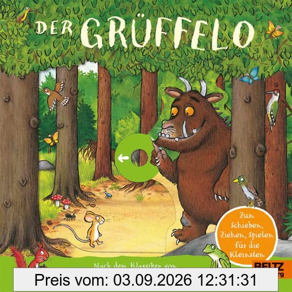 Der Grüffelo: Pappbilderbuch zum Ziehen, Schieben, Spielen für die Kleinsten