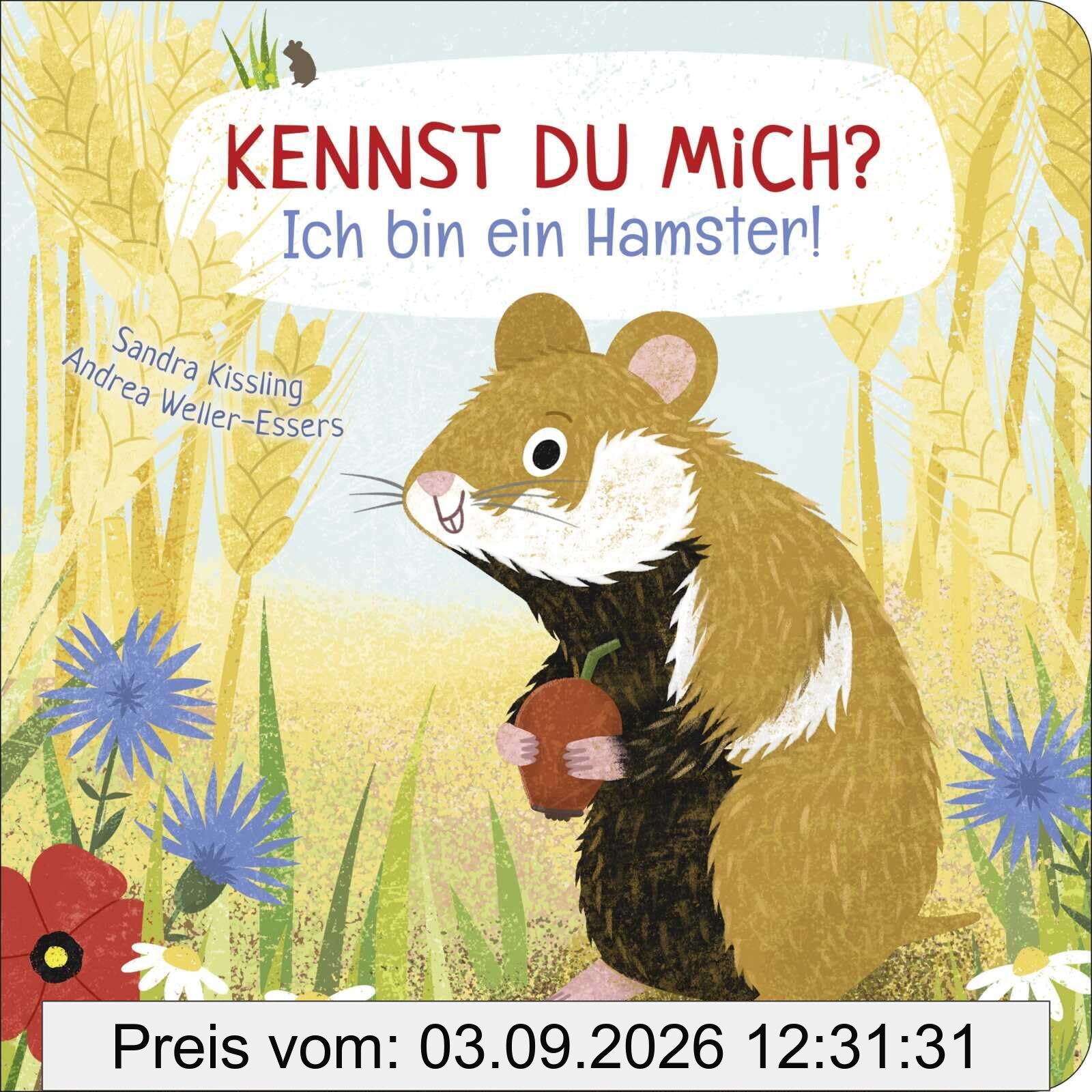 Kennst du mich? Ich bin ein Hamster!: Ein Sachbilderbuch für neugierige Kinder ab 2 Jahren | Pappbilderbuch ab 2 Jahren │ Mit erstem Sachwissen über Tierkinder