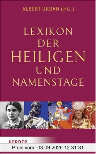 Lexikon der Heiligen und Namenstage