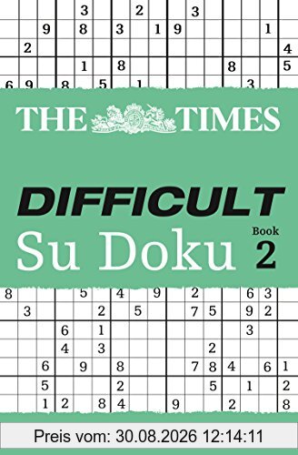 The Times: Difficult Su Doku Book 2