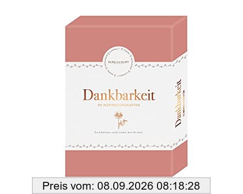 Elma van Vliet Dankbarkeit - 50 Inspirationskarten (Impulse und Denkanstöße für den Alltag)