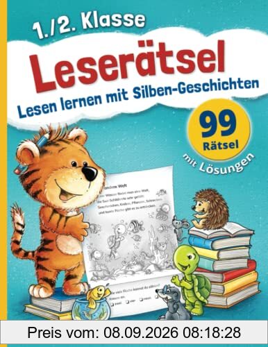Leserätsel: Lesen lernen mit Silben-Geschichten (ab 1. Klasse)