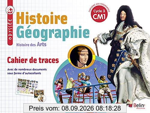 Histoire géographie, histoire des arts, CM1, cycle 3 : cahier de traces