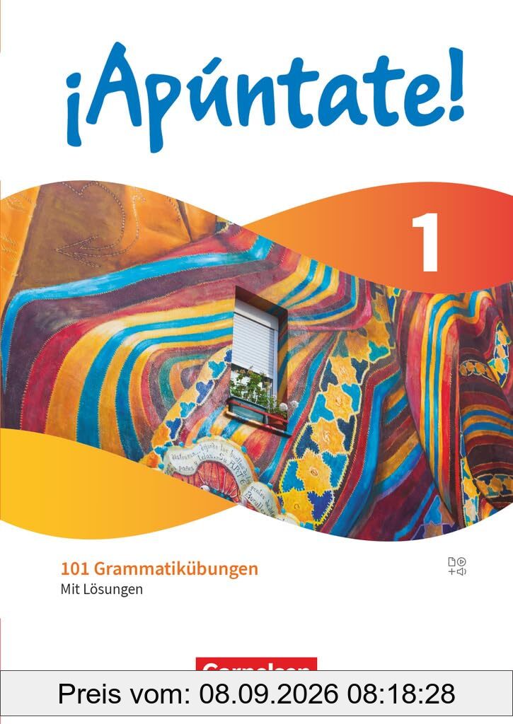 ¡Apúntate! - Spanisch als 2. Fremdsprache - Ausgabe 2024 - Band 1: 101 Grammatikübungen - Mit Lösungen