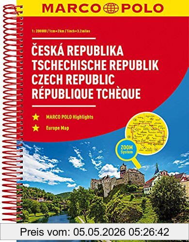 unbekannt Marco Polo Reiseatlas Tschechische Republik 1, 200 000 (Marco Polo Reiseatlanten)