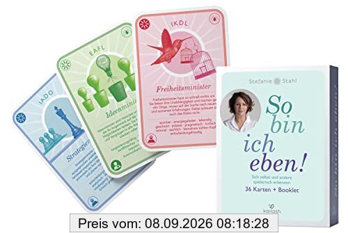 So bin ich eben!: Sich selbst und andere spielerisch erkennen 36 Karten + Booklet