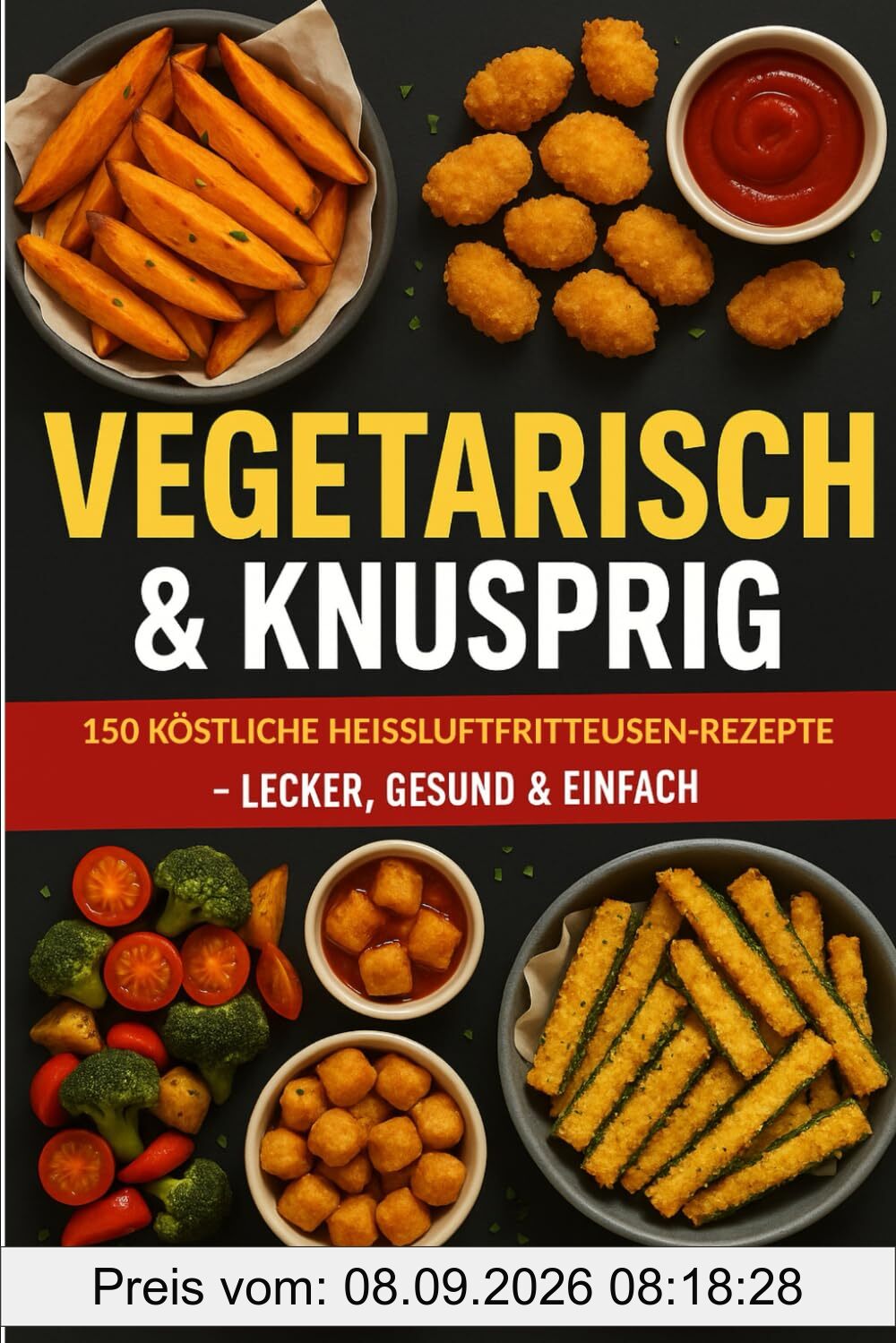 Vegetarisch & Knusprig: 150 köstliche Heißluftfritteusen-Rezepte – lecker gesund & einfach