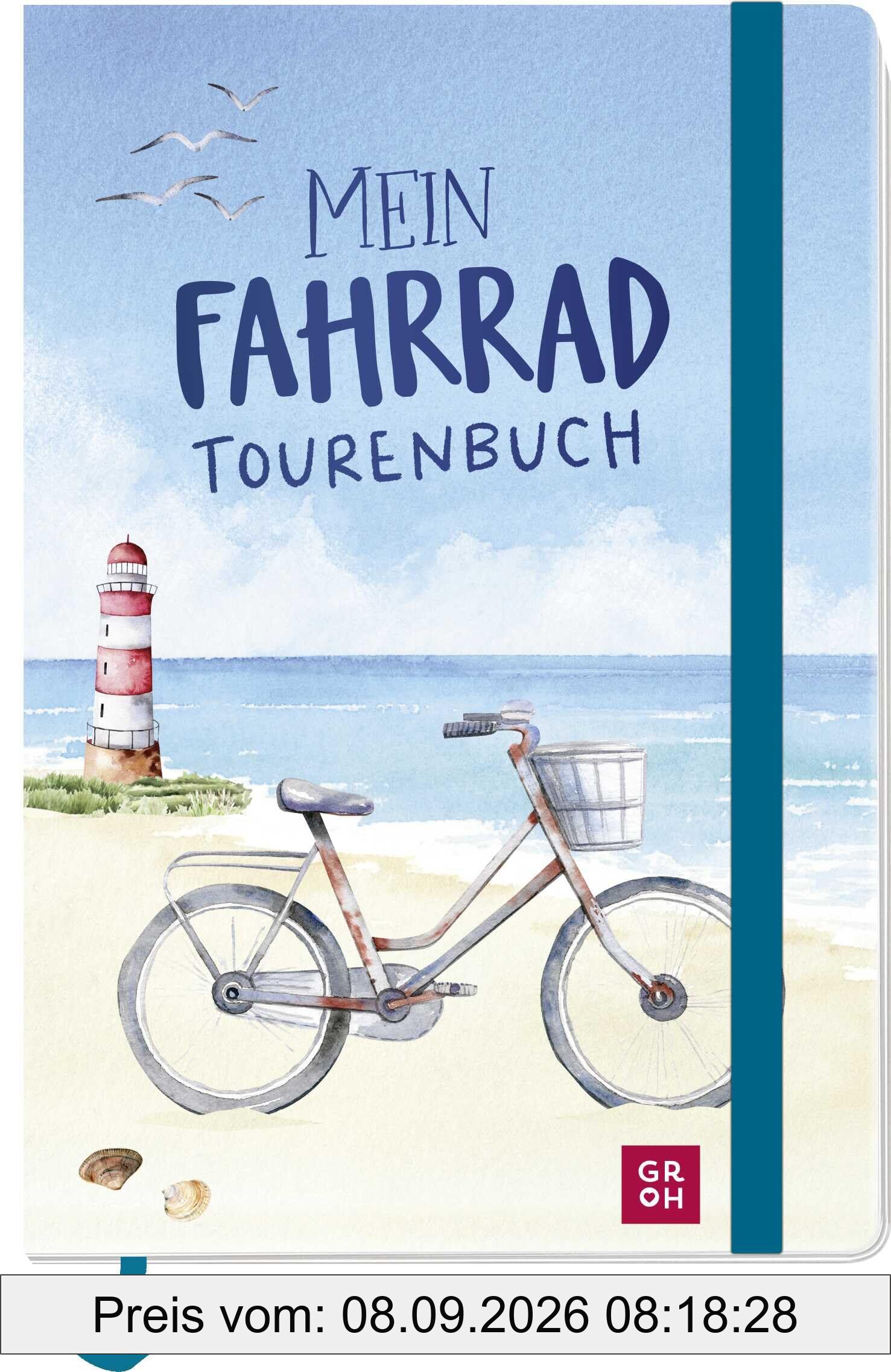 Mein Fahrradtouren-Buch (maritim): Reisetagebuch für Fahrradtouren. Ein originelles Geschenk für Fahrradfahrer und Fahrradliebhaber (Reisetagebücher zum Ausfüllen)