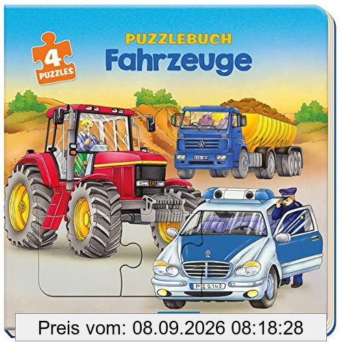 Trötsch Pappenbuch Puzzlebuch Fahrzeuge: Beschäftigungsbuch Entdeckerbuch Puzzlebuch