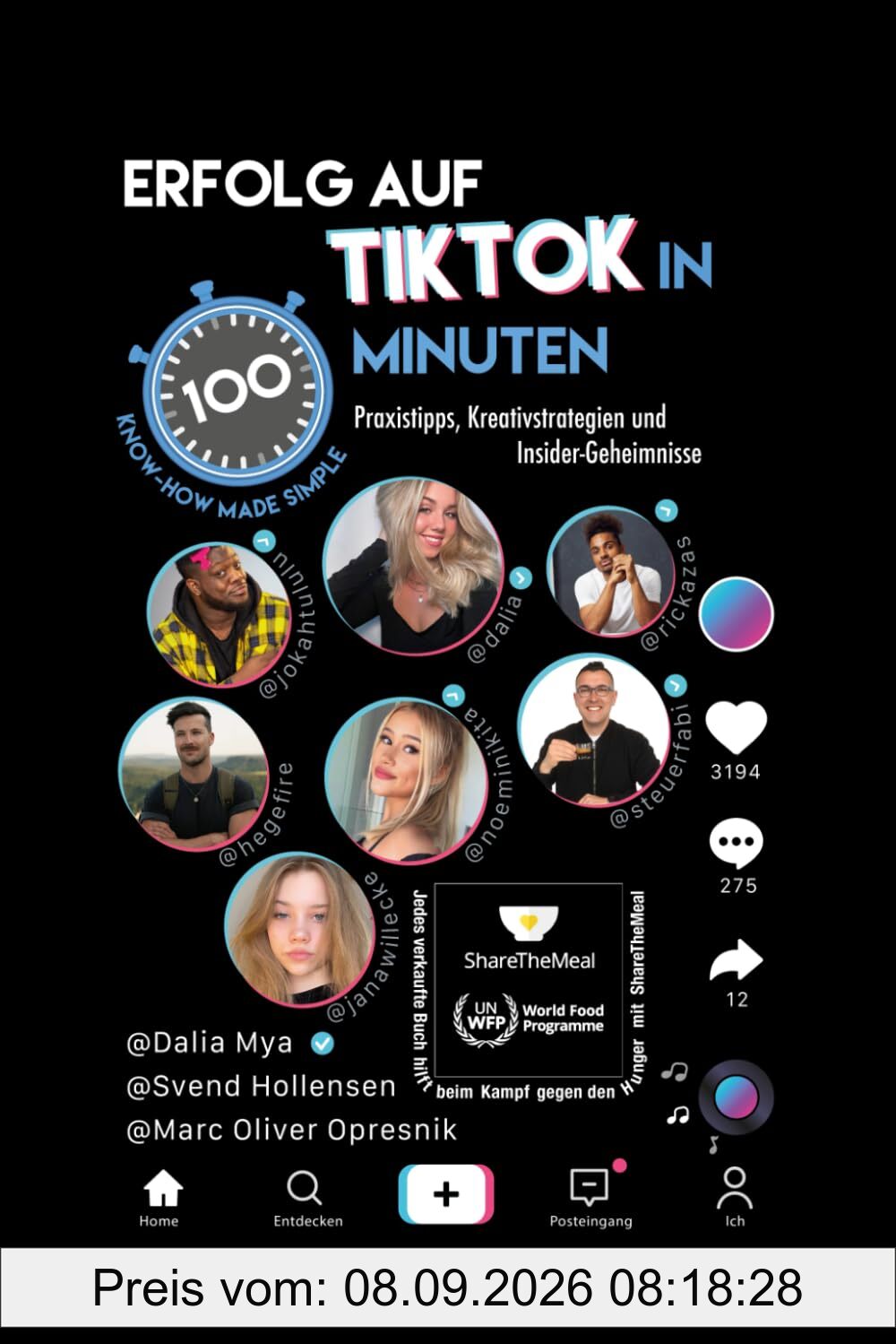 Erfolg auf TikTok in 100 Minuten: Praxistipps, Kreativstrategien und Insider-Geheimnisse: Im Sprint mit Spaß zum Wesentlichen für alle (Opresnik Management Guides, Band 52)