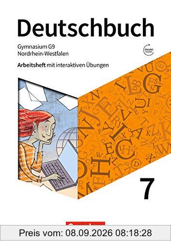 Deutschbuch Gymnasium - Nordrhein-Westfalen - Neue Ausgabe: 7. Schuljahr - Arbeitsheft mit interaktiven Übungen auf scook.de: Mit Lösungen