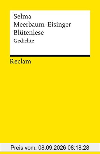 Blütenlese: Gedichte (Reclams Universal-Bibliothek)