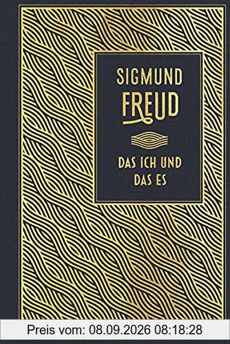 Das Ich und das Es: Leinen mit Goldprägung