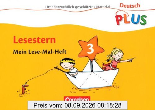 Deutsch plus - Grundschule - Lese-Mal-Hefte: Lesestern: Arbeitsheft 3