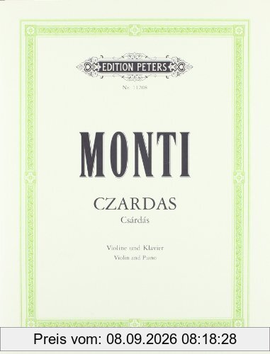 Czardas (Csárdás): für Violine und Klavier
