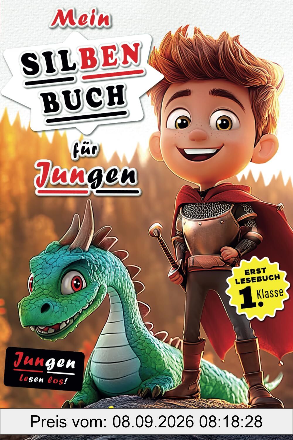 Jungen lesen los! – Mein Silbenbuch für Jungen (Erstlesebuch 1. Klasse)