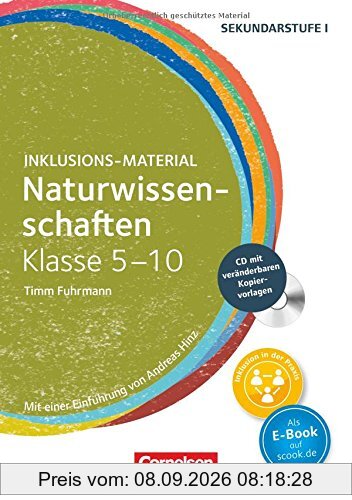 Inklusions-Material: Naturwissenschaften Klasse 5-10: Buch mit Kopiervorlagen und CD-ROM