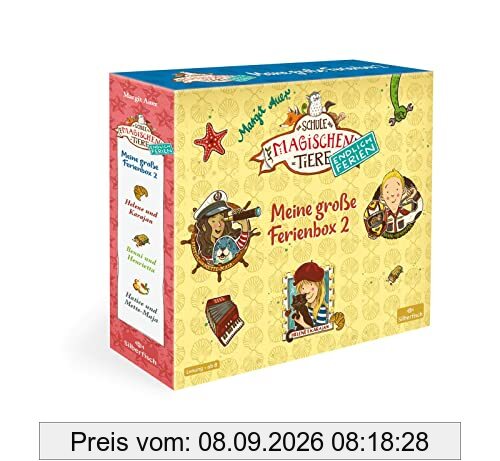 Die Schule der magischen Tiere - Endlich Ferien: Meine große Ferienbox 2: »Helene und Karajan«, »Benni und Henrietta«, »Hatice und Mette-Maja«: 6 CDs