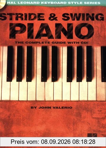 Stride And Swing Piano Pf Book/Cd (Hal Leonard Keyboard Style)