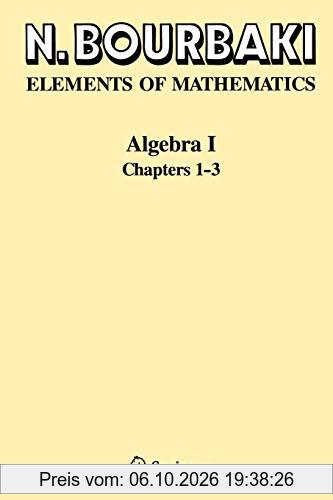 Algebra I: Chapters 1-3