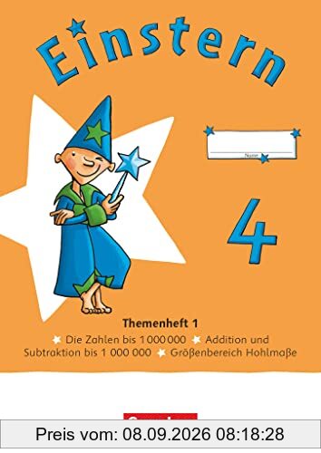 Einstern - Mathematik - Ausgabe 2021 - Band 4: Themenheft 1 - Verbrauchsmaterial