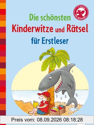 Die schönsten Kinderwitze und Rätsel für Erstleser: Der Bücherbär: Kleine Geschichten (Sammelband)