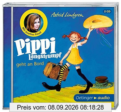 Pippi Langstrumpf geht an Bord (2CD): Ungekürzte Lesung neu, ca. 160 min.