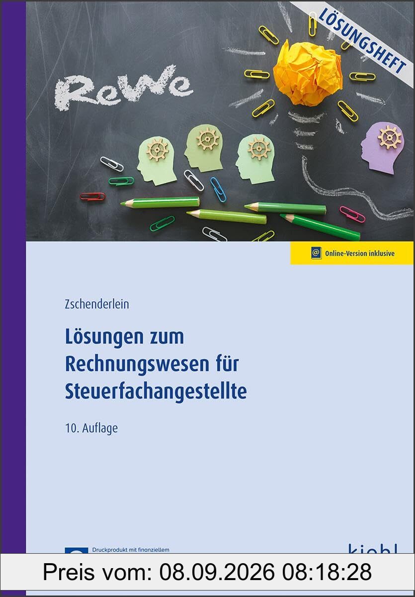 Lösungen zum Rechnungswesen für Steuerfachangestellte