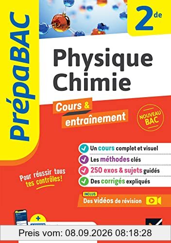 Physique chimie 2de : nouveau bac