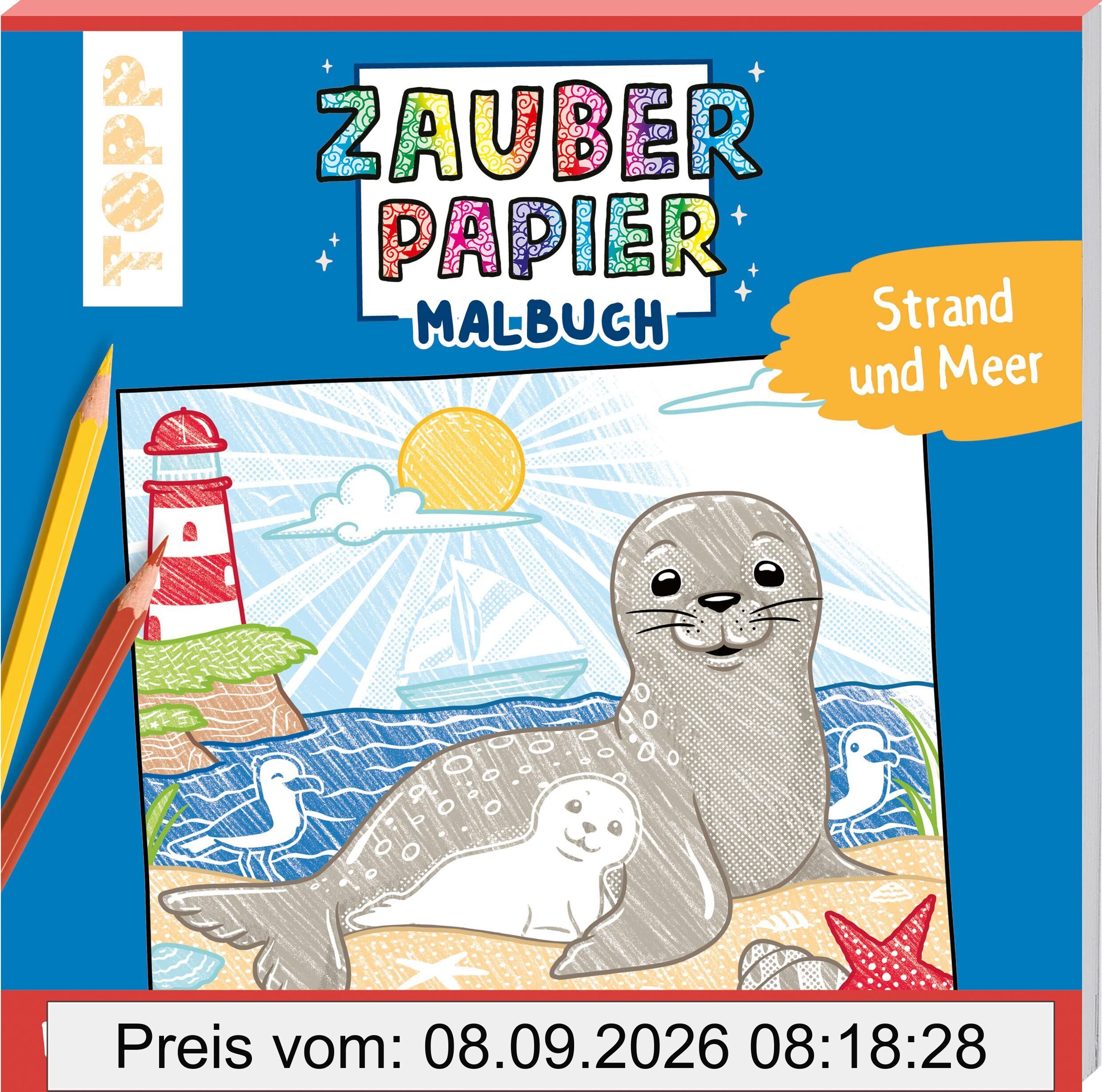 Zauberpapier Malbuch Strand und Meer