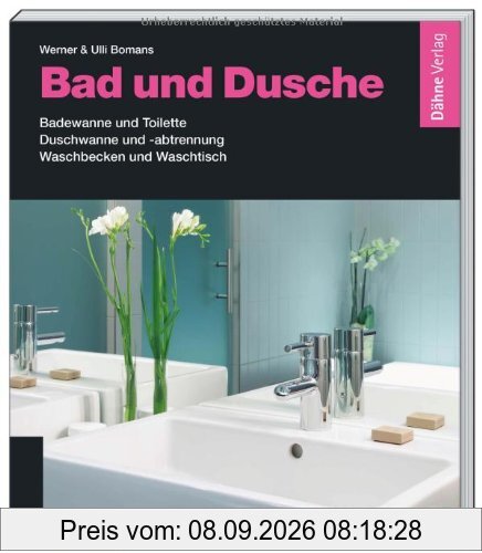 Bad und Dusche: Badewanne und Toilette - Duschwanne und -abtrennung - Waschbecken und Waschtisch