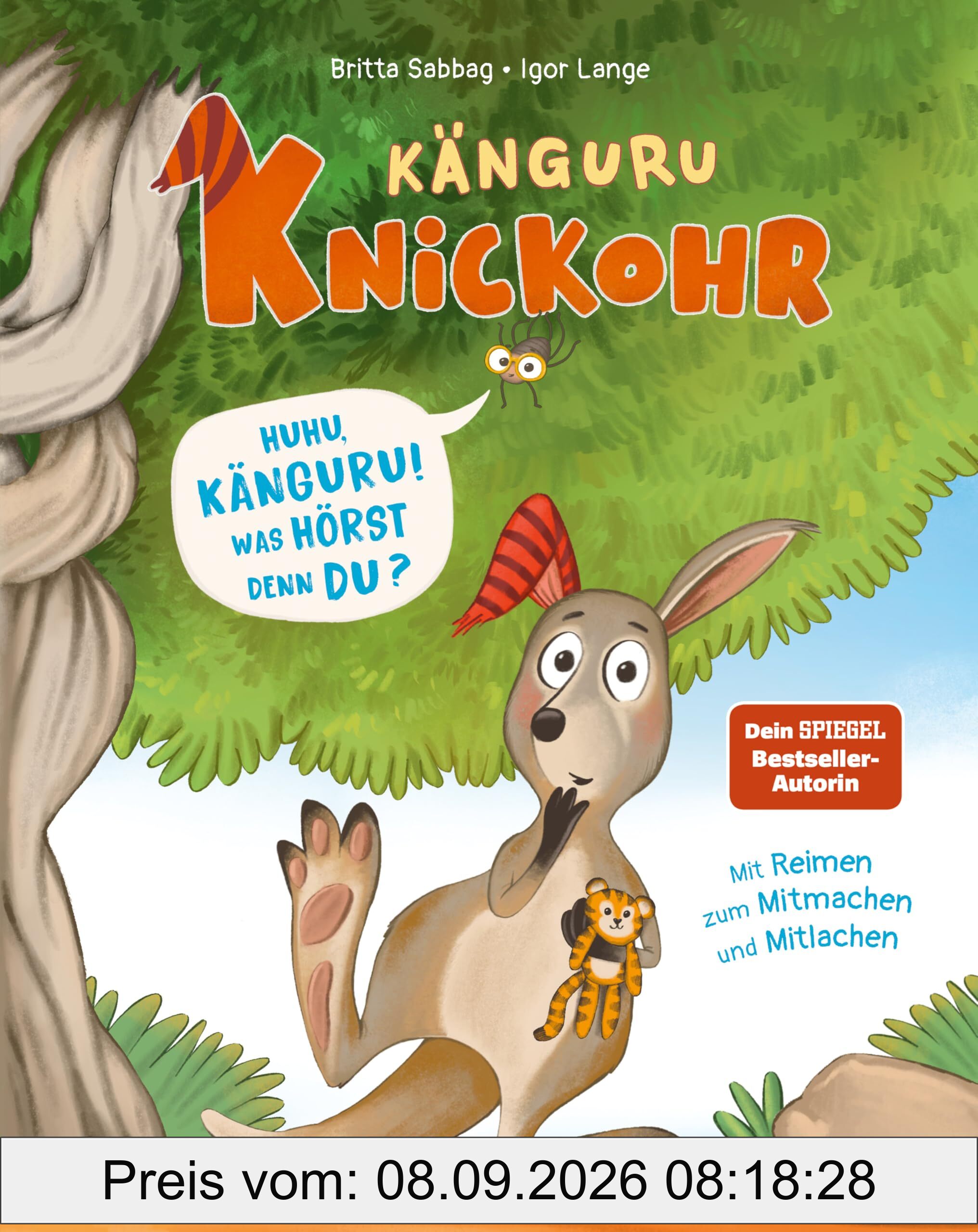Känguru Knickohr – Huhu, Känguru! Was hörst denn du?: Bilderbuch ab 4 Jahren