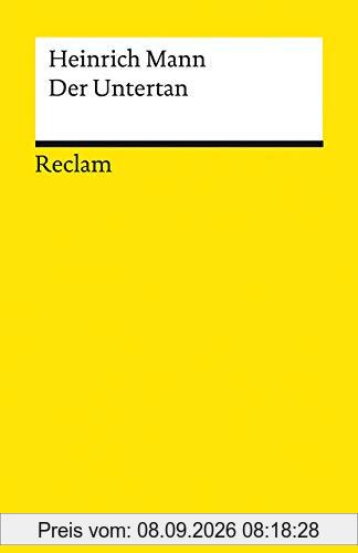 Der Untertan: Roman (Reclams Universal-Bibliothek)