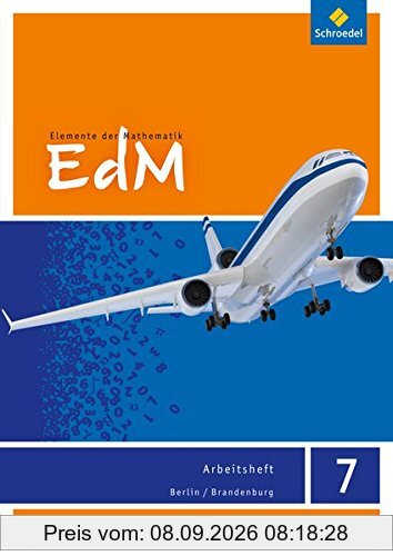 Elemente der Mathematik SI - Ausgabe 2016 für Berlin / Brandenburg: Arbeitsheft 7