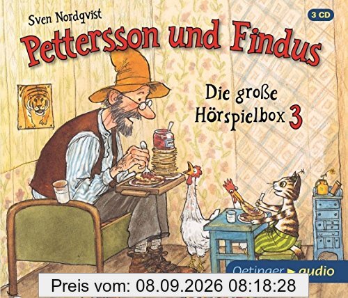 Pettersson und Findus - Die große Hörspielbox 3 (3 CD): Hörspiele, ca. 92 Min.
