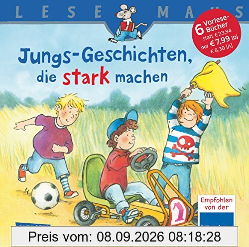 LESEMAUS Sonderbände: Jungs-Geschichten, die stark machen: Sechs Geschichten zum Anschauen und Vorlesen in einem Band