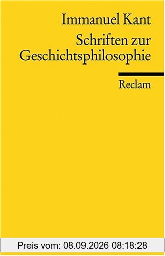 Schriften zur Geschichtsphilosophie