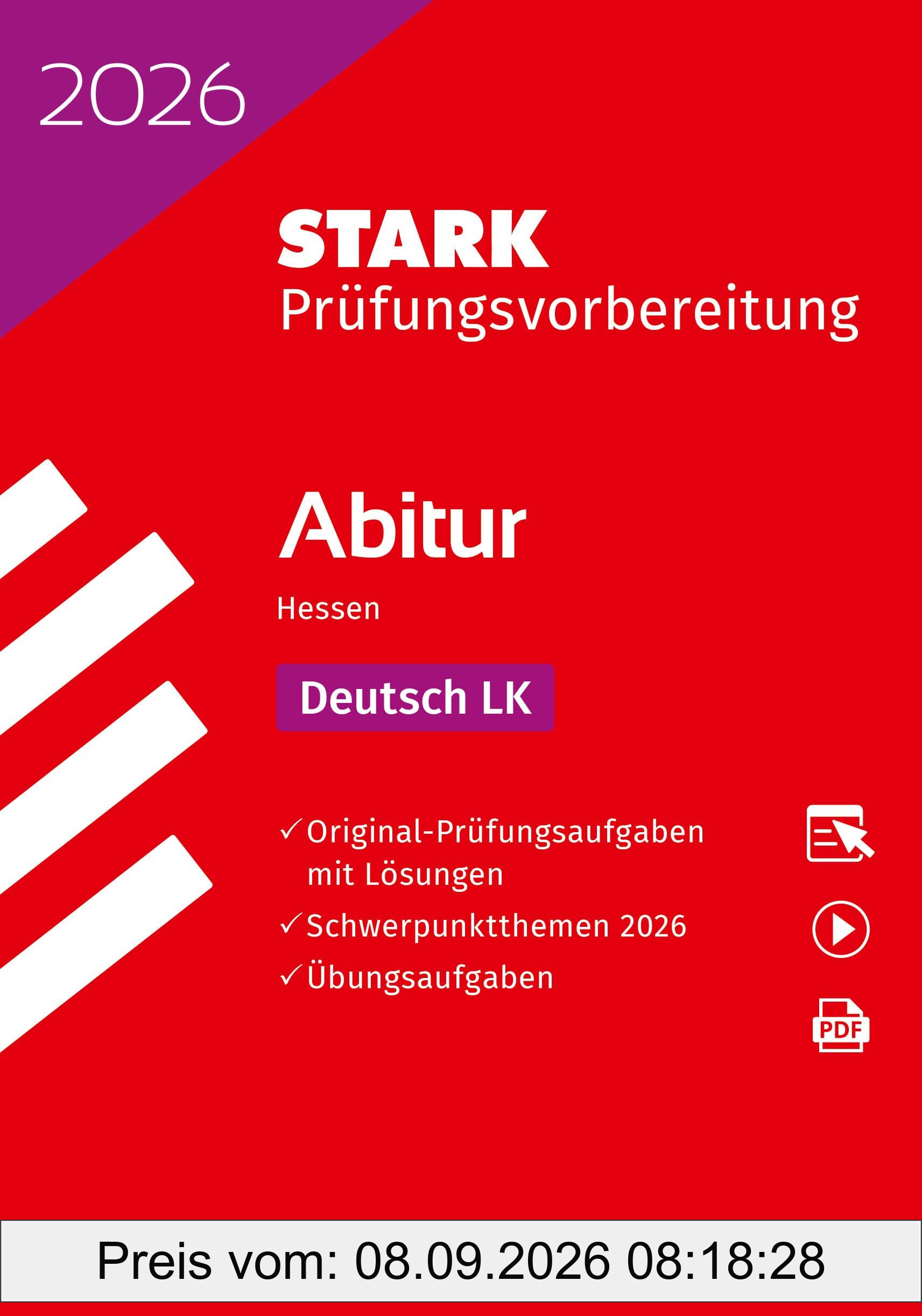 STARK Deutsch LK - Abitur 2026 Hessen - Prüfungsvorbereitung (Abitur-Prüfungen)