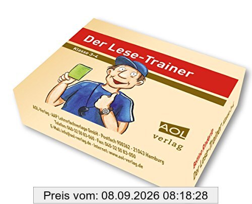 Der Lese-Trainer - Klasse 3/4: Vom Lesen zum flüssigen Vorlesen