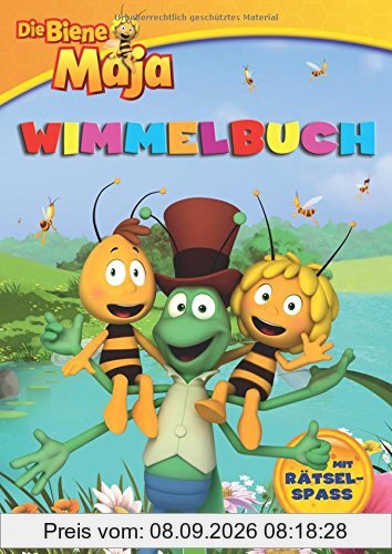Wimmelbuch Die Biene Maja: Mit Rätselspaß