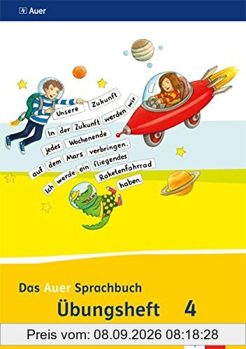 Das Auer Sprachbuch / Übungsheft (Vereinfachte Ausgangsschrift) 4. Schuljahr: Ausgabe für Bayern - Neubearbeitung 2014