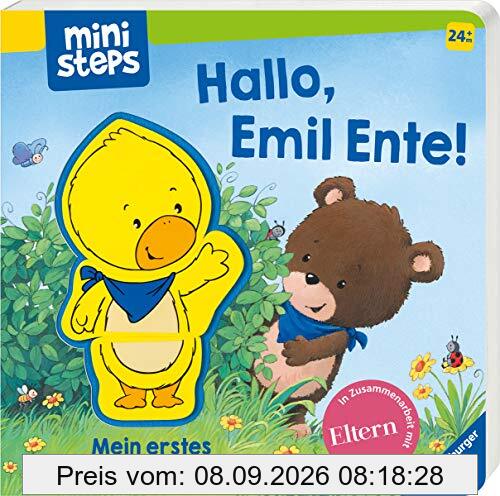 Hallo, Emil Ente! Mein erstes Holzpuzzle-Buch: Ab 24 Monate