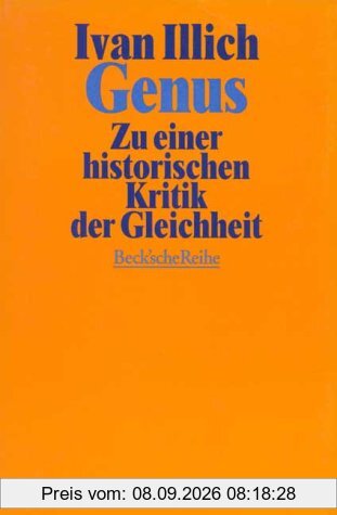 Genus: Zu einer historischen Kritik der Gleichheit