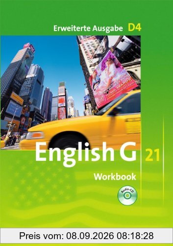 English G 21 - Erweiterte Ausgabe D: Band 4: 8. Schuljahr - Workbook mit CD