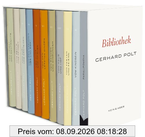 Bibliothek: Werke in 10 Bänden und ein Begleitbuch