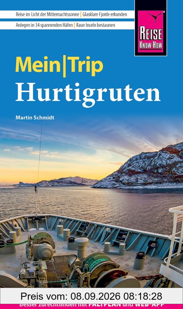 Reise Know-How MeinTrip Hurtigruten: Reiseführer Hurtigruten und mit Faltplan und kostenloser Web-App