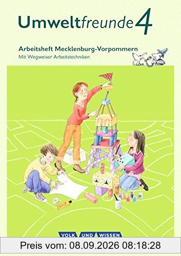 Umweltfreunde - Mecklenburg-Vorpommern - Ausgabe 2016 / 4. Schuljahr - Arbeitsheft: Mit Wegweiser Arbeitstechniken