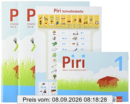 Piri 1: Arbeitsheft in Druckschrift Klasse 1 (Piri. Ausgabe ab 2022)