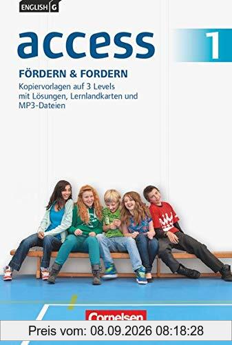 English G Access - Allgemeine Ausgabe: Band 1: 5. Schuljahr - Fördern & Fordern: Fördermaterialien auf CD-ROM. Inhaltlich identisch mit 033045-4
