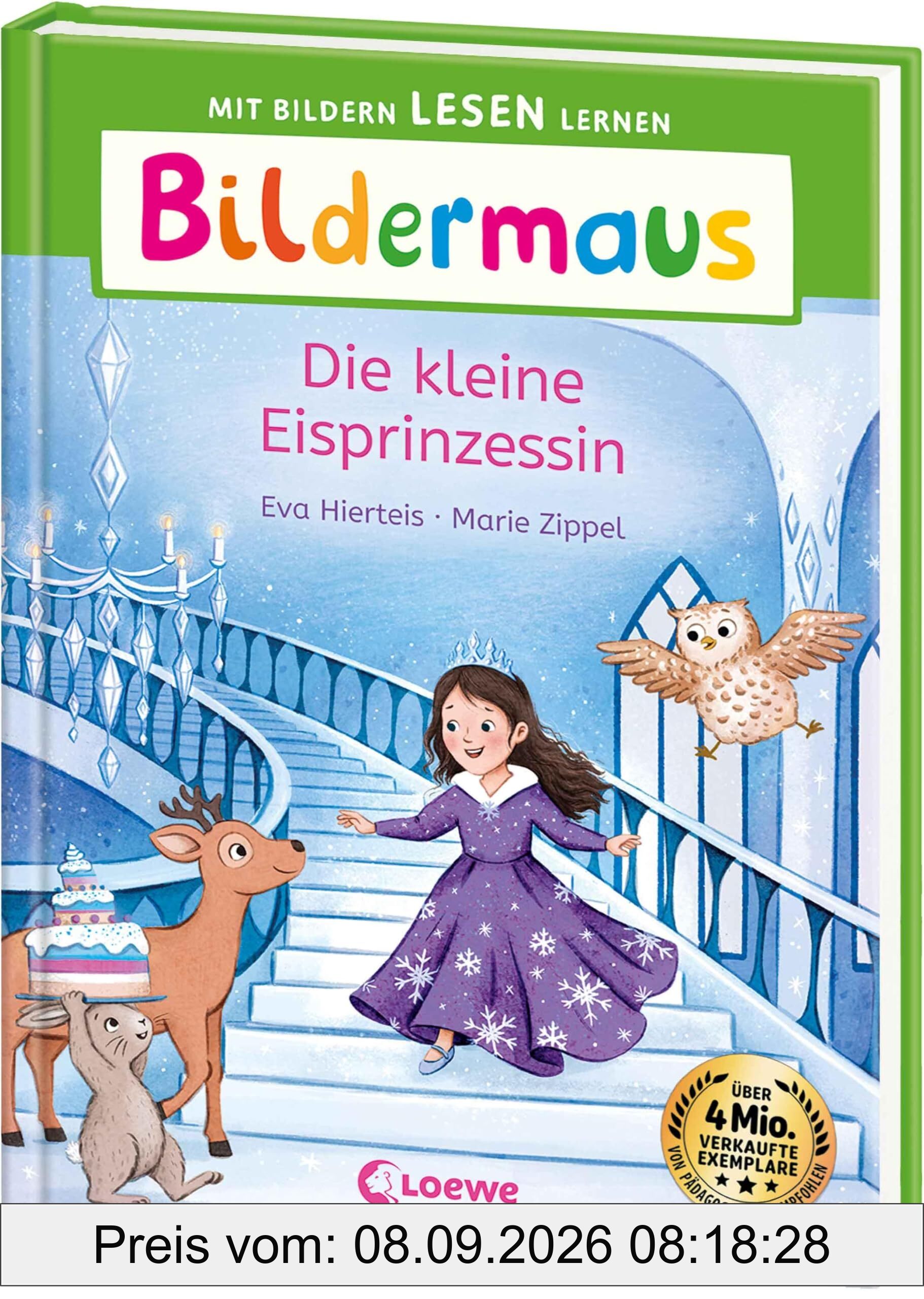 Bildermaus - Die kleine Eisprinzessin: Mit Bildern lesen lernen - Ideal für die Vorschule und Leseanfänger ab 5 Jahren - Mit Leselernschrift ABeZeh